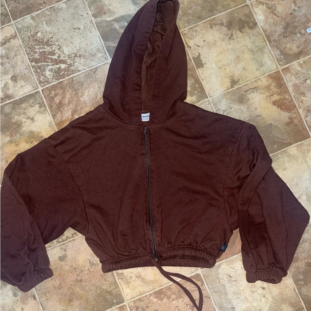 Cropped hoodie